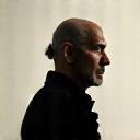 Portrait of avant-garde painter Taro Kimura.